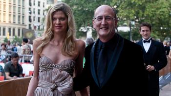 Met General Manager Peter Gelb and wife Keri-Lynn Wilson arrive at the opening night gala.